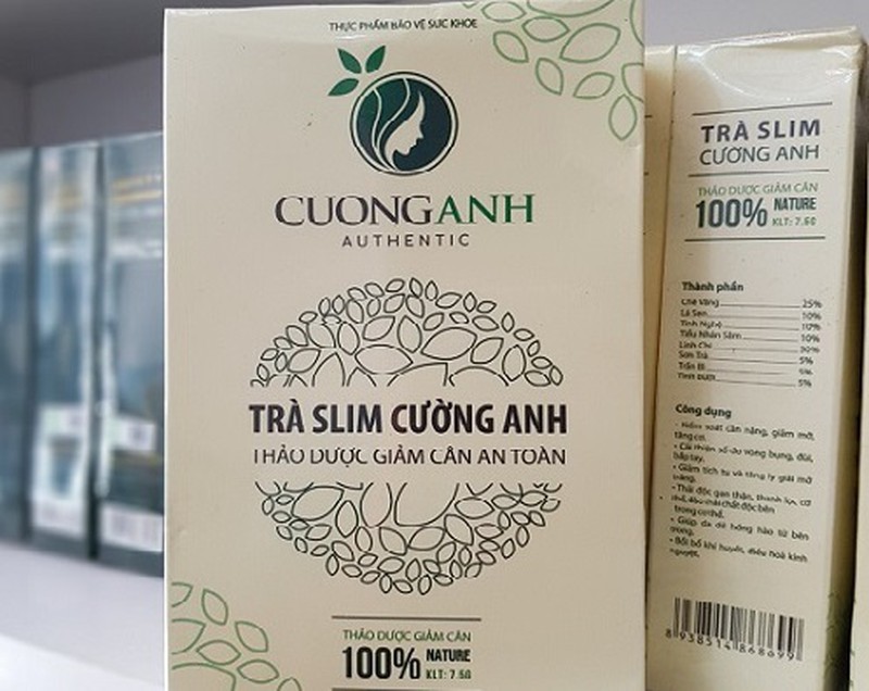 Bộ Y tế cảnh báo không sử dụng sản phẩm Trà Slim Cường Anh