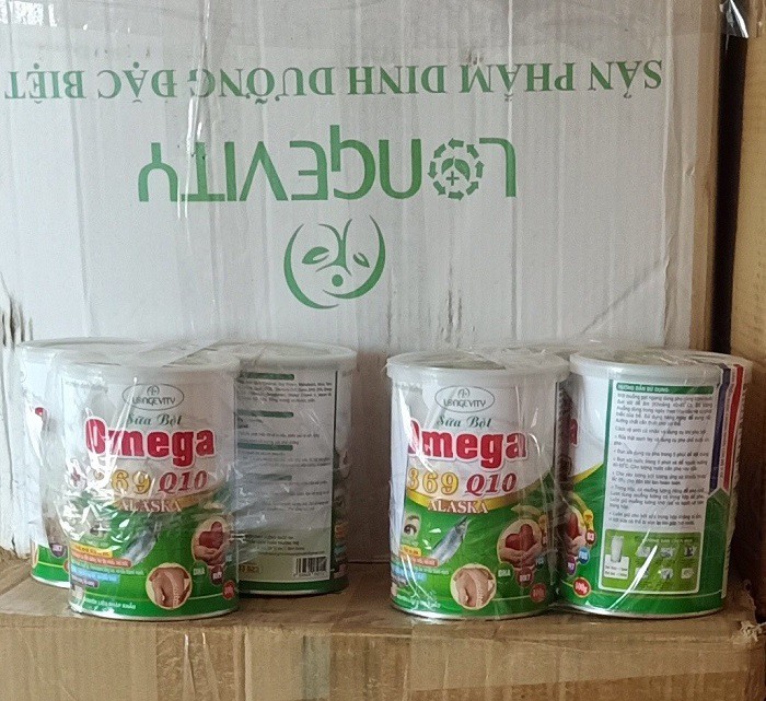 Xử phạt hành vi buôn bán sữa bột giả Omega 369 Q10 Alaska